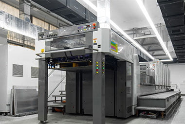 Foshan factory floor showing paper packaging production line